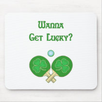 Get Lucky Ping Pong Mouse Mats