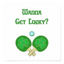 Get Lucky Ping Pong Poster