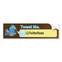 Get more followers. Customizable Twitter bumper stickers by spacedust Get more followers. Customizable Twitter bumper stickers