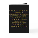 Get Motivated Greetings Card