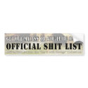 Get Off My Ass! bumper stickers