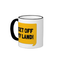 Get Off My Land! A Cornish Soundboard Mug