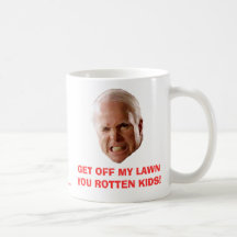 GET OFF MY LAWN YOU ROTTEN KIDS MUG