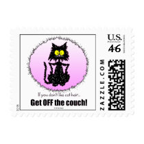 GET OFF THE COUCH - Postage Stamp