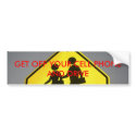 GET OFF YOUR CELL PHONE AND DRIVE bumper stickers by cindylu5 GET OFF YOUR CELL PHONE AND DRIVE bumper stickers