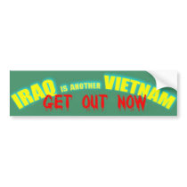 GET OUT NOW! bumper stickers by bannedbybush GET OUT NOW! bumper stickers