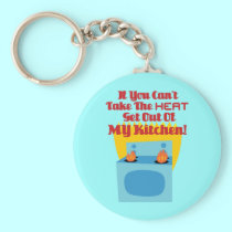 Get Out Of My Kitchen keychains