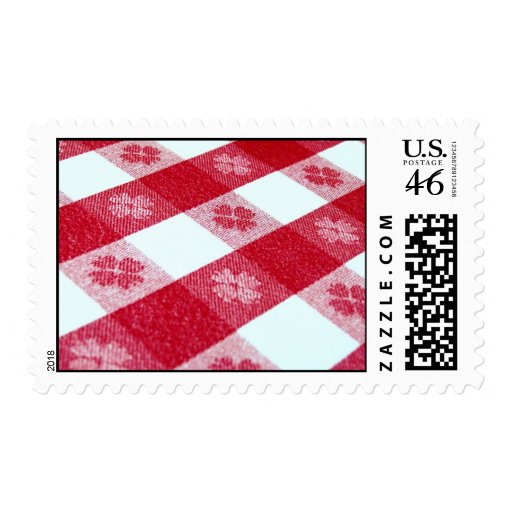 Get Out the Red-Checked Tablecloth! Postage Stamp