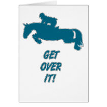 Get Over It Horse cards