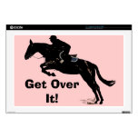 Get Over It! Horse Jumper Decal For 17" Laptop