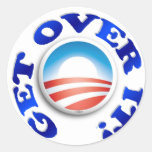 Get Over It! Round Stickers