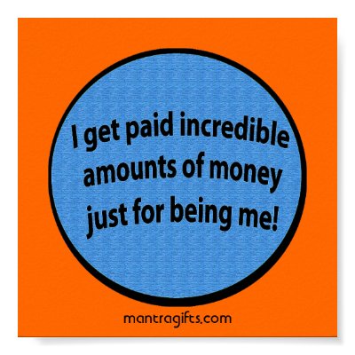 Get Paid Print by affirmationshirts