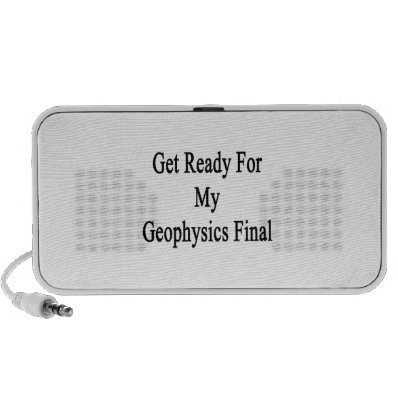 Get Ready For My Geophysics Final Travelling Speaker
