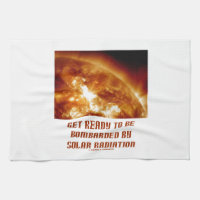 Get Ready To Be Bombarded By Solar Radiation Hand Towels