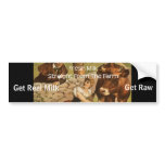 Get Real Milk Get Raw bumpersticker