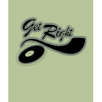 Get-Right- Ladies Green T-Shirt