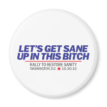 Get Sane Blue Magnet