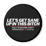 Get Sane White magnets