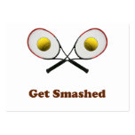 Get Smashed Tennis Business Cards