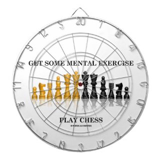 Get Some Mental Exercise Play Chess Dartboard