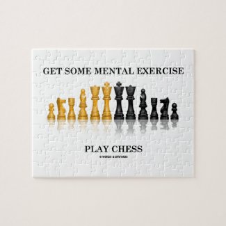Get Some Mental Exercise Play Chess Jigsaw Puzzles