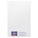 Get Some Sunshine! stationery Pink Flower Blossoms
