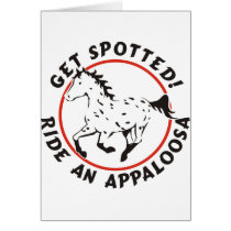 Get Spotted Leopard Appaloosa Greeting Card
