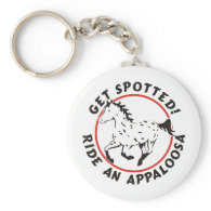 Get Spotted Leopard Appaloosa Keychains
