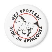 Get Spotted Leopard Appaloosa Fridge Magnet