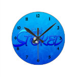 Get Stoked Round Wall Clocks