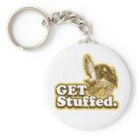 Get Stuffed Funny Thanksgiving key-chain keychains