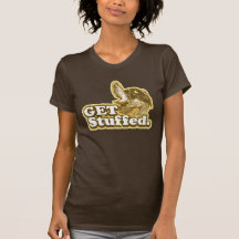 Get Stuffed Funny Thanksgiving Petite Ladies Tee