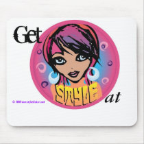 Get Style at ~ Your Salon Name HERE mousepads by StyleStickers Get Style at ~ Your Salon Name HERE mousepads