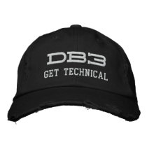 Get technical, DB3 embroidered cap - WTF embroidered hats
