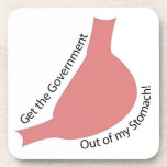 Get the Government Out of My Stomach! Beverage Coasters Get the Government Out of My Stomach! Beverage Coasters