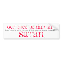 Get Thee Behind Satan Bumper Stickers