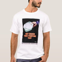 Get Under this Fighting Top - Navy (US02296) t-shirts