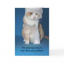 Get Well Accident/Broken Arm Greeting Cards