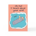 Get Well Better Soon Broken Arm Greeting Card by icansketchu Get Well Better Soon Broken Arm Greeting Card