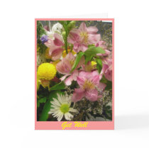 Get Well Bouquet Card