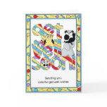 get well, greeting card, encouragement, sick,