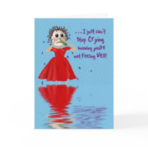 GET WELL - Crying a River Over You Card