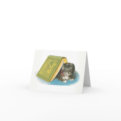 Get Well - Cute Yorkshire Terrier - Yorkie - Book Cards