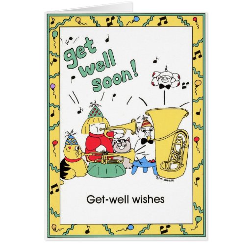 GET WELL FROM GROUP Card Zazzle