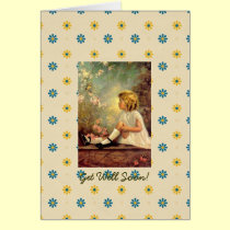 Get Well prayer card cards