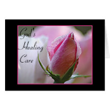 Get Well Rose Card