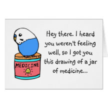 Get Well Soon- Budgie Cards