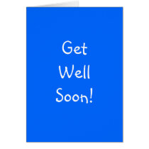 Get Well Soon! cards