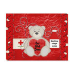 get well soon card postcards