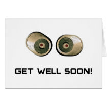 Get Well Soon Eyes Card cards